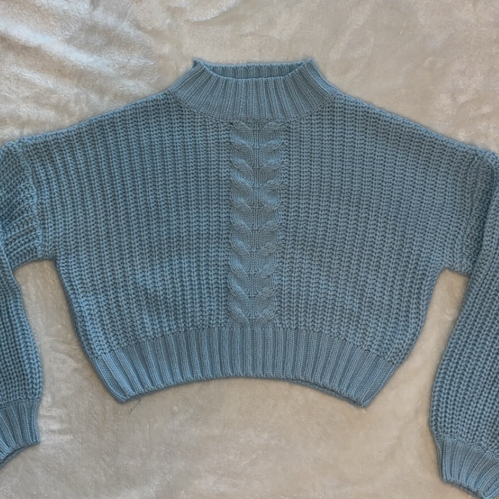 NWOT Princess Polly Cropped Mock Neck Sweater - Picture 3 of 12